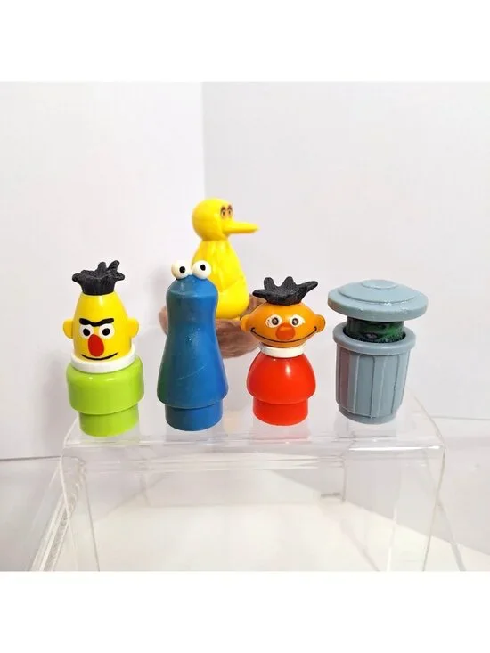 Little People Sesame Street Playset  Lot Vintage Figures Furniture Fisher Price - Picture 7 of 16